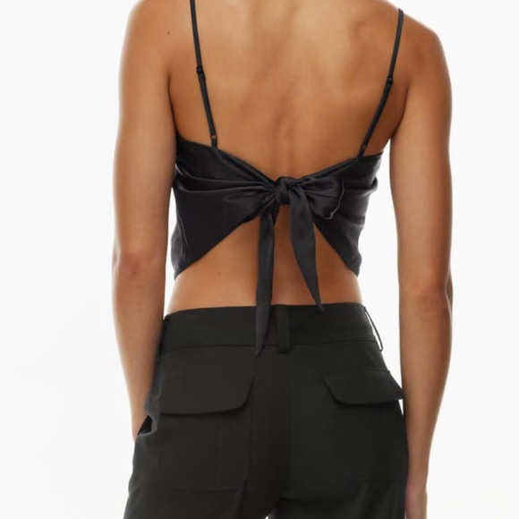 Aritzia black tank scarf tank - Picture 3 of 9